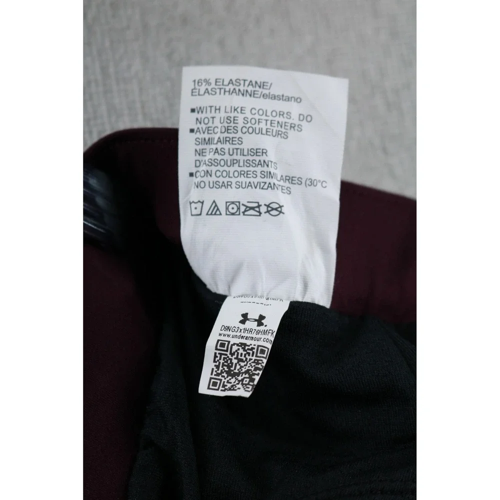 Under Armour Shorts Womens Medium Maroon HeatGear Running Athletic Loose 1059